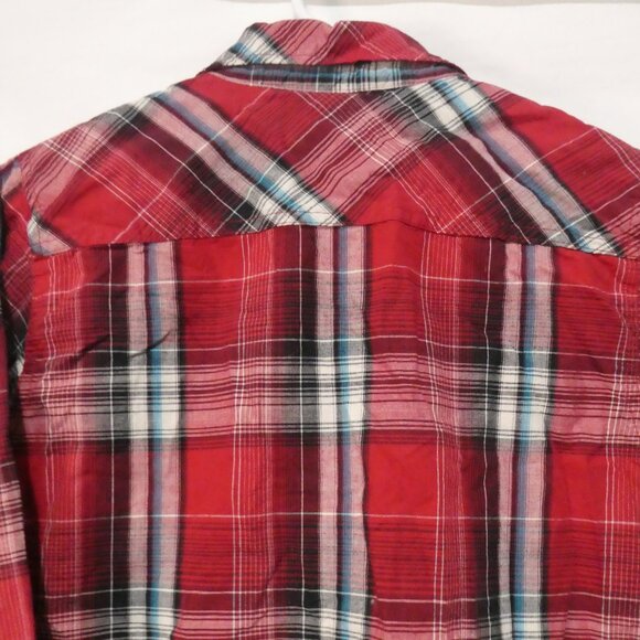 LEVI'S | medium 10-12 years | Casual Plaid Button-Up Shirt | 2 Pockets | NWOT - Picture 10 of 14